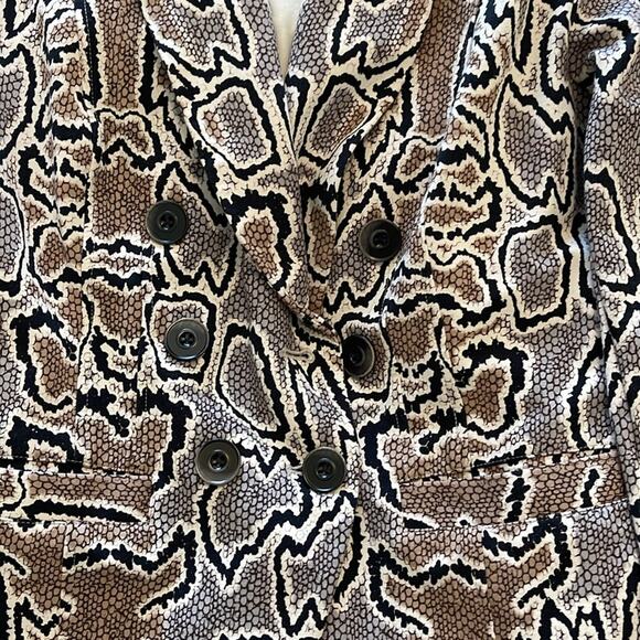 Python Print Cabi Tailored Blazer Size 8 - Picture 5 of 9